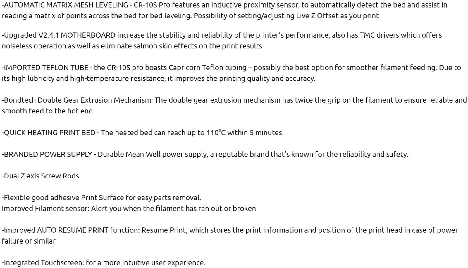 מדפסת תלת מימד - CREALITY 3D CR-10S PRO